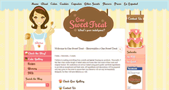 Desktop Screenshot of onesweettreat.com
