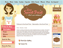 Tablet Screenshot of onesweettreat.com